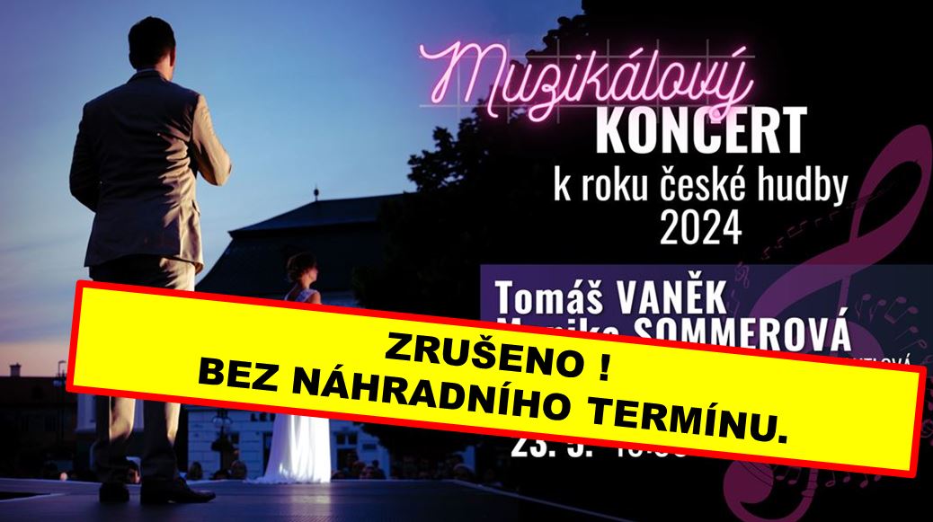 Muzikálový koncert k roku české hudby 2024 -Tomáš Vaněk a Monika Sommerová